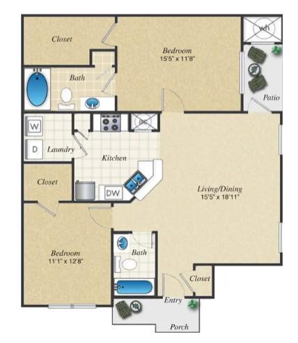 12101 Dessau Rd # 2214, Austin, TX 78754