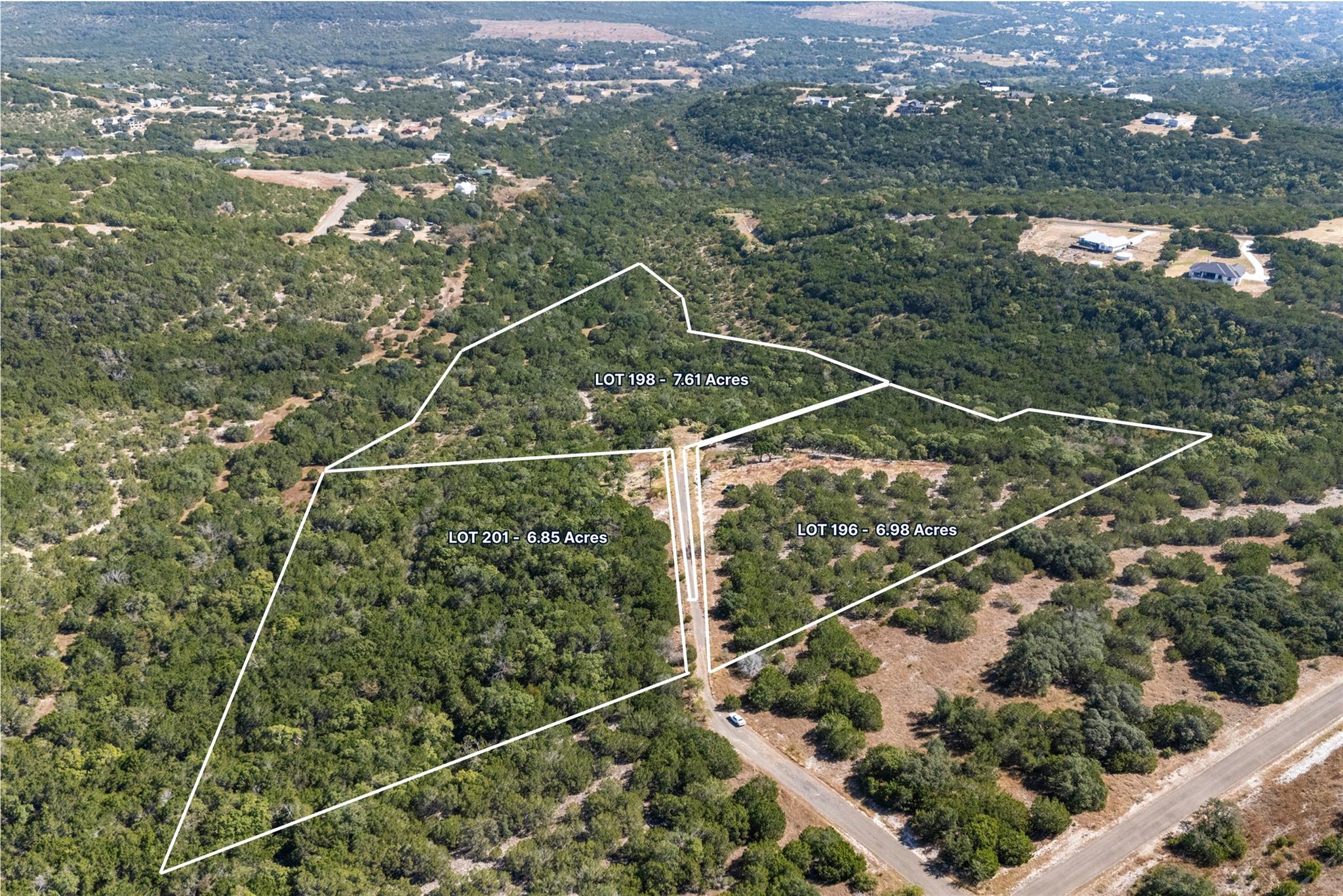 Lots 196-a, 198-a, 201-a Canyon Ridge Ct, Bertram, TX 78605