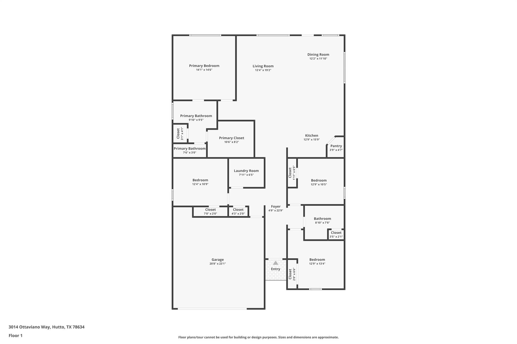 3014 Ottaviano Way, Hutto, TX 78634