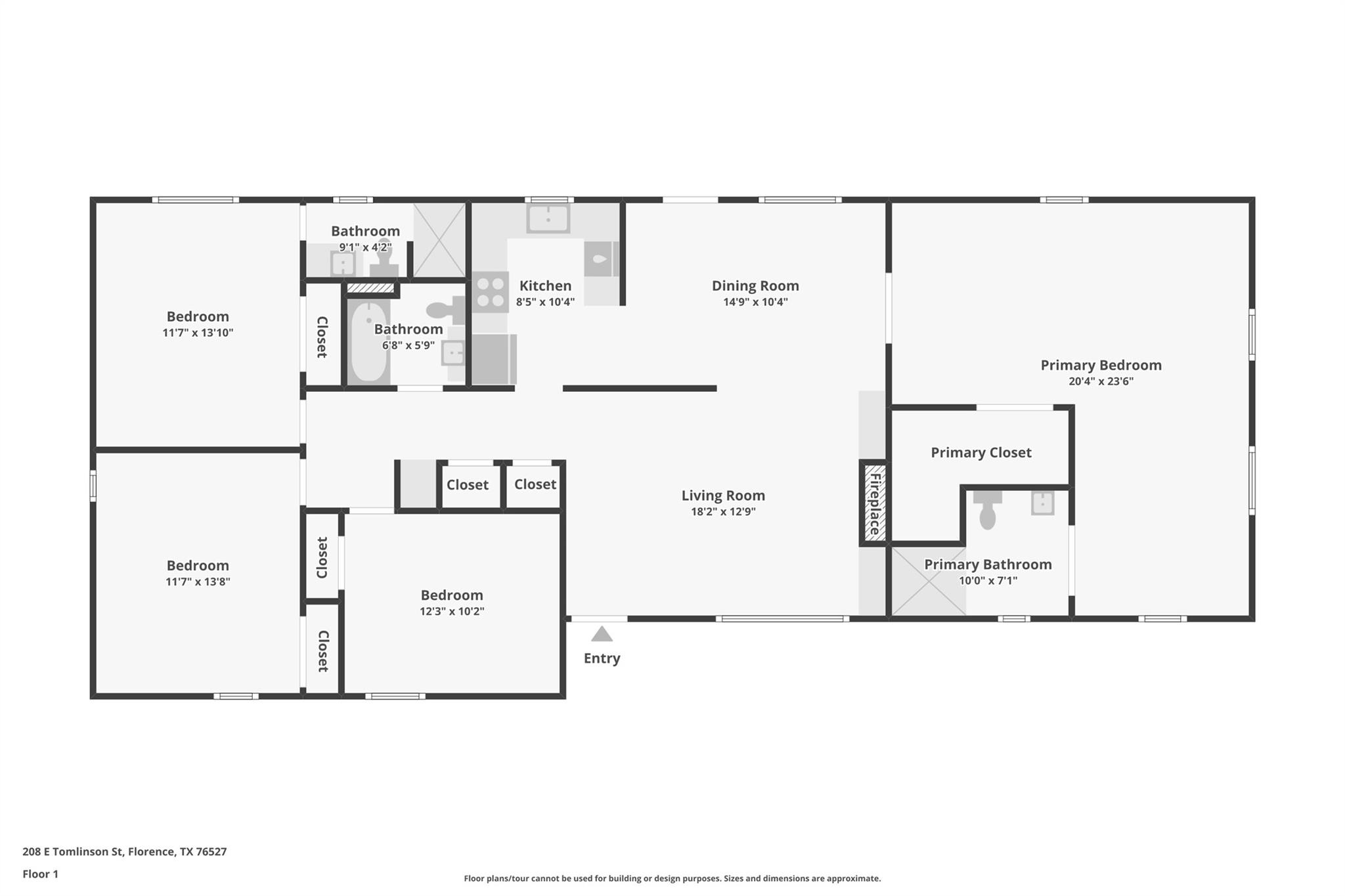 208 E Tomlinson St, Florence, TX 76527