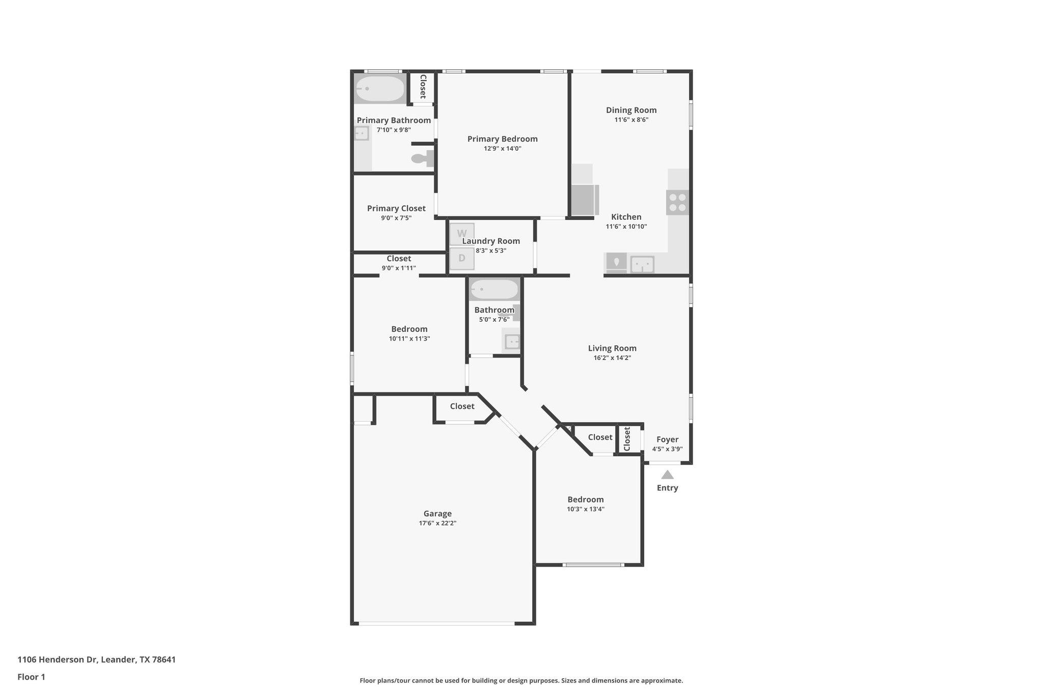 1106 Henderson Dr, Leander, TX 78641