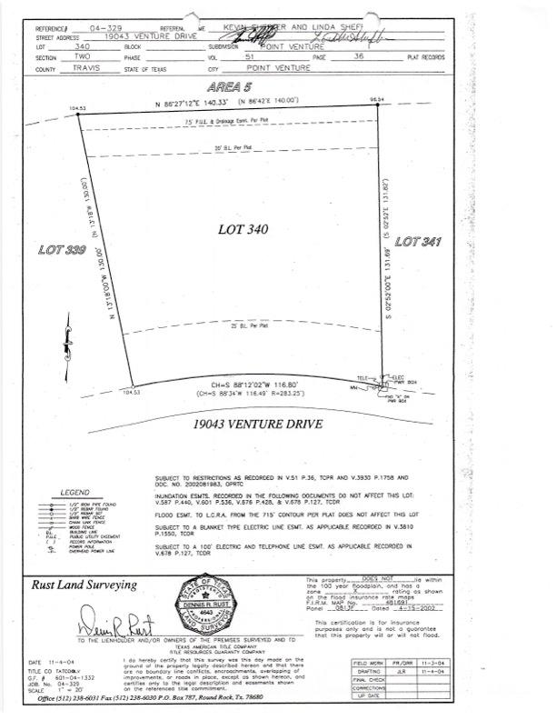19043 Venture Dr, Point Venture, TX 78645