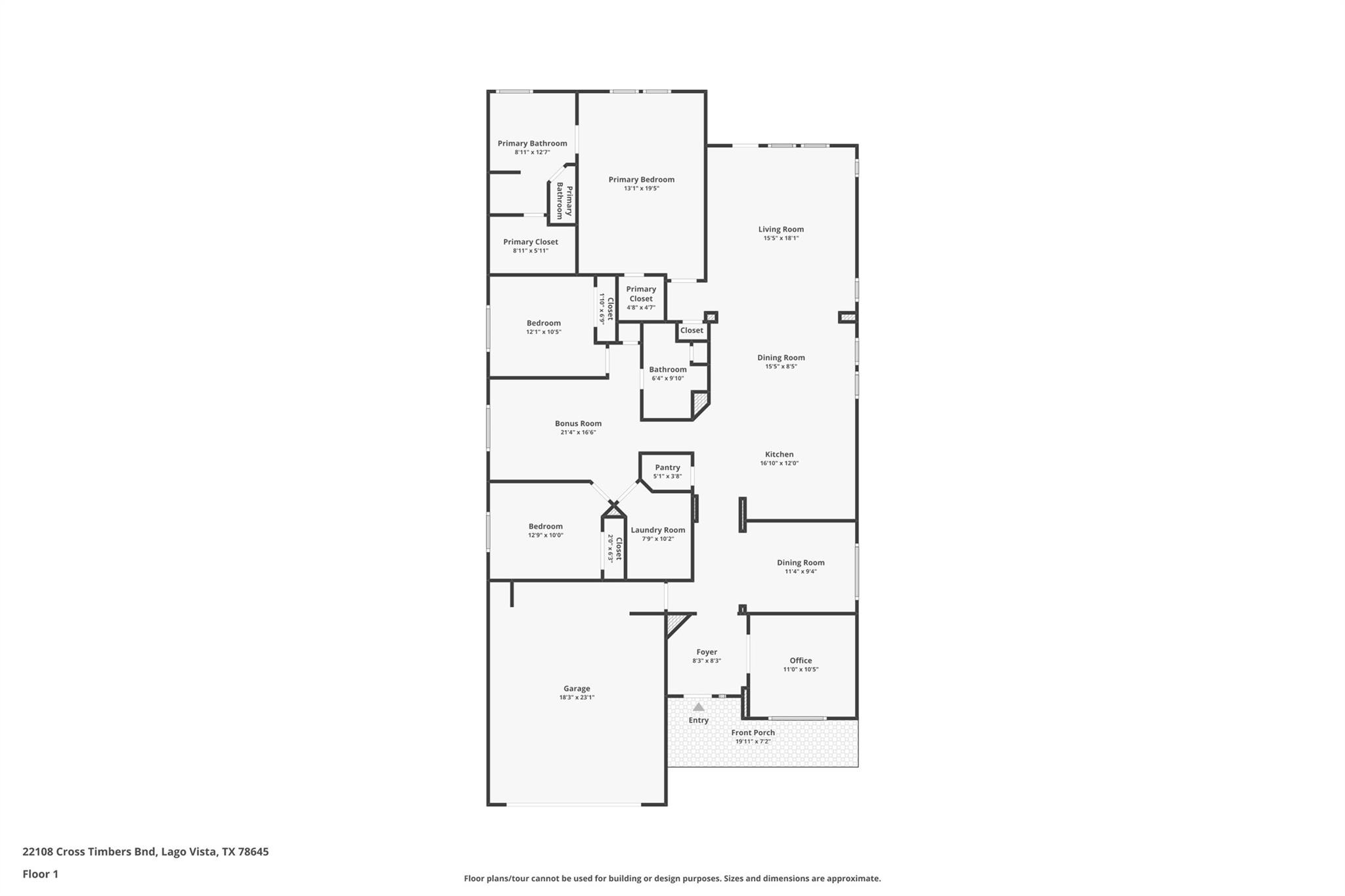 22108 Cross Timbers Bnd, Lago Vista, TX 78645