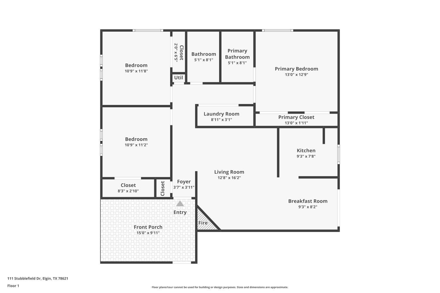 111 STUBBLEFIELD Dr, Elgin, TX 78621