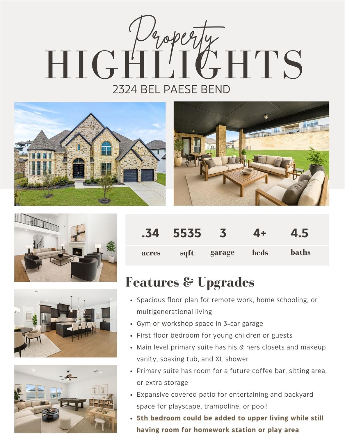 2324 Bel Paese Bnd, Leander, TX 78641