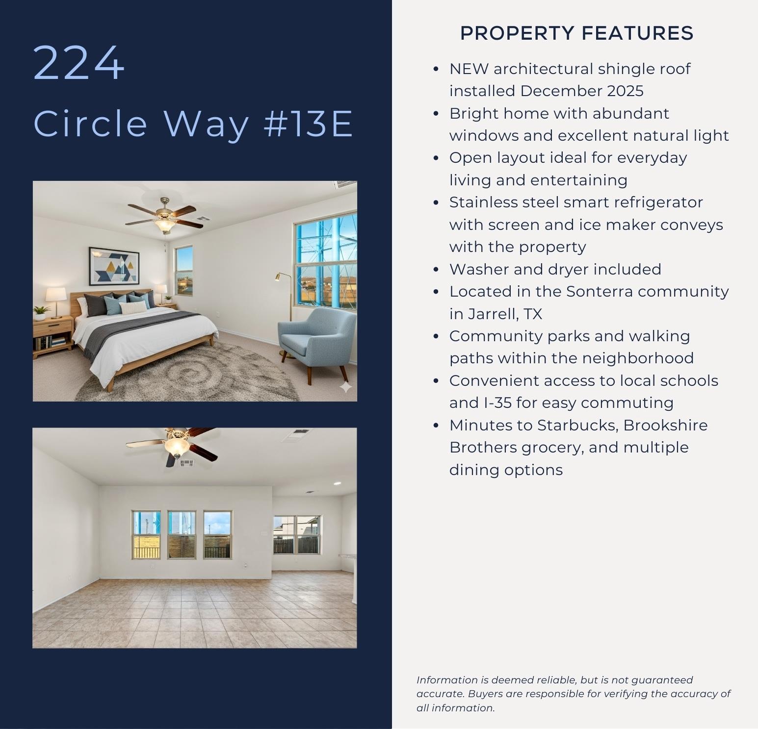 224 Circle Way # 13E, Jarrell, TX 76537