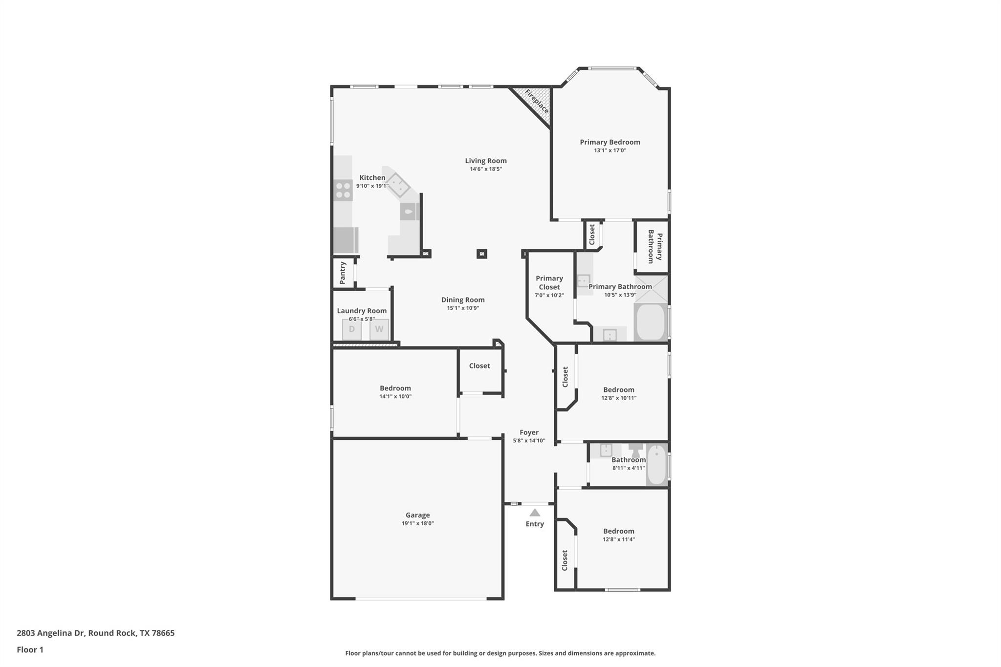 2803 Angelina Dr, Round Rock, TX 78665