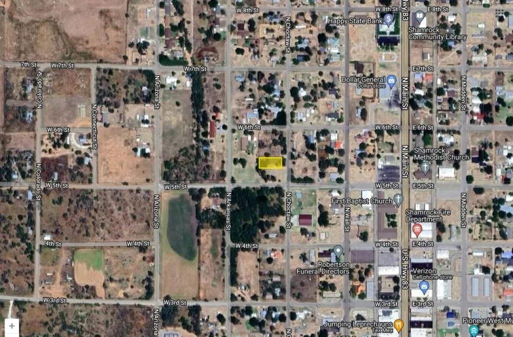 N CHOCTAW St, Shamrock, TX 79079