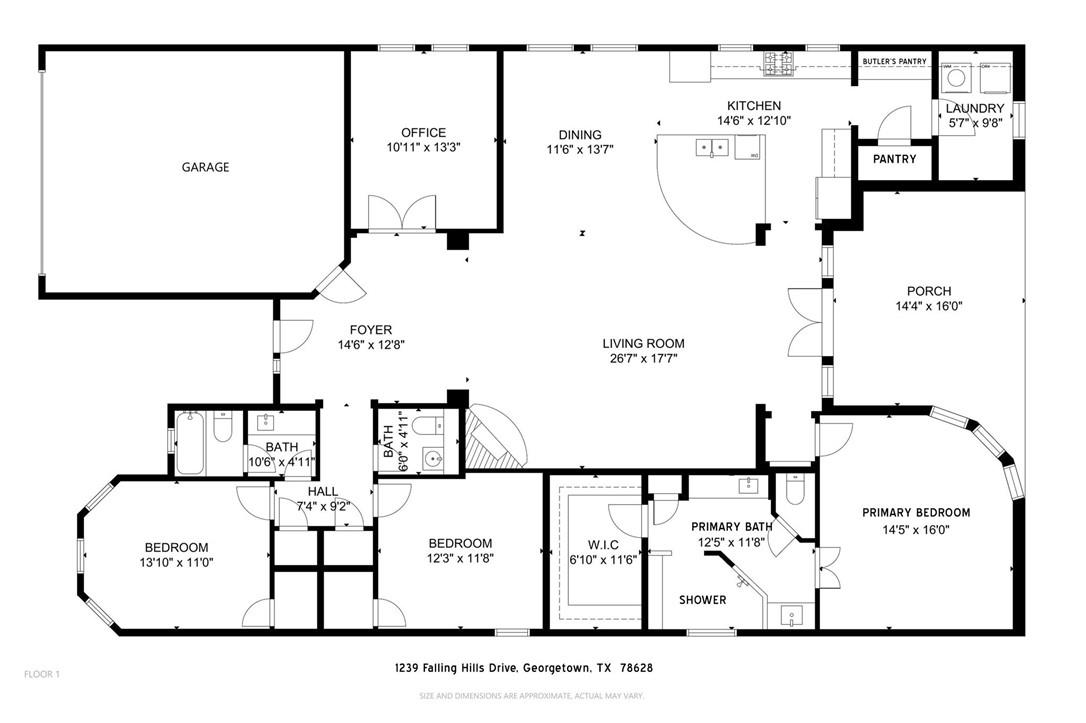 1239 Falling Hills Dr, Georgetown, TX 78628