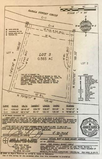 3401 Kahala Sunset Dr, Spicewood, TX 78669