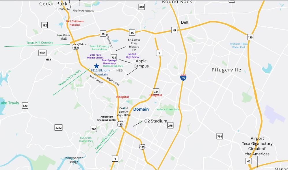 8111 Elkhorn Mountain Trl, Austin, TX 78729