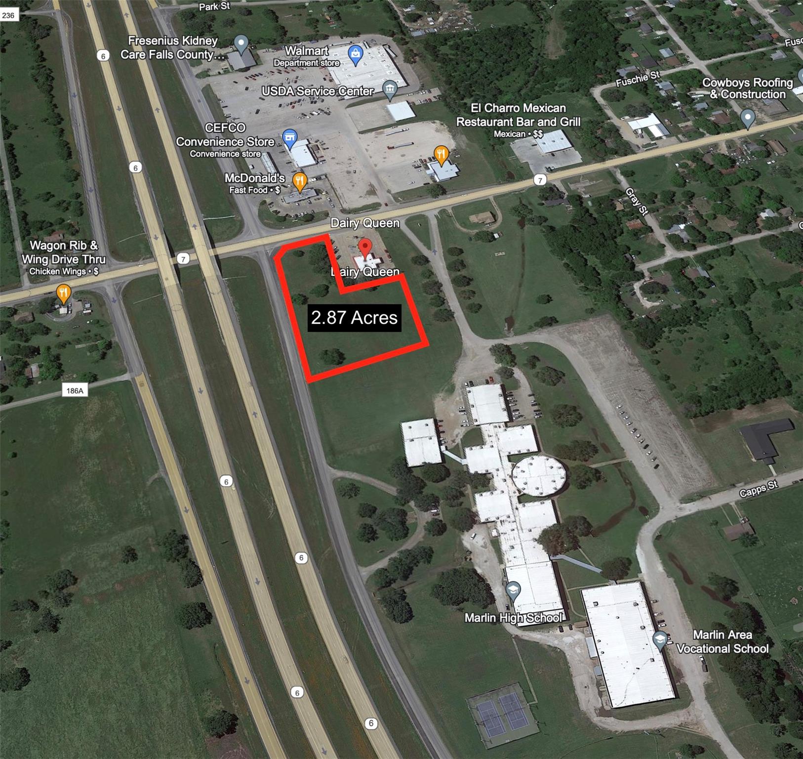 HWY 6 Tx-6 Highway, Marlin, TX 76661