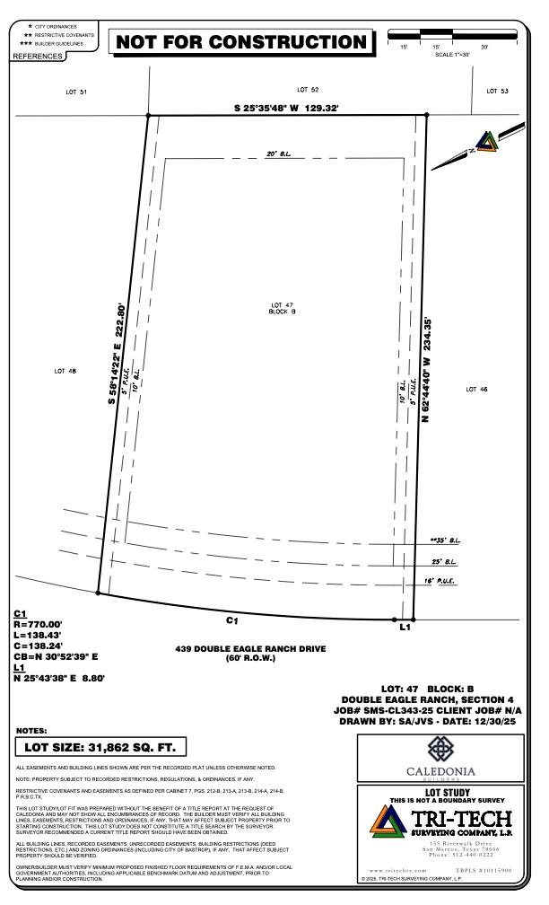 439 Double Eagle Ranch, Cedar Creek, TX 78612