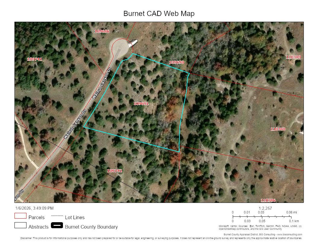 Lot 58 Walnut Canyon Dr, Bertram, TX 78605