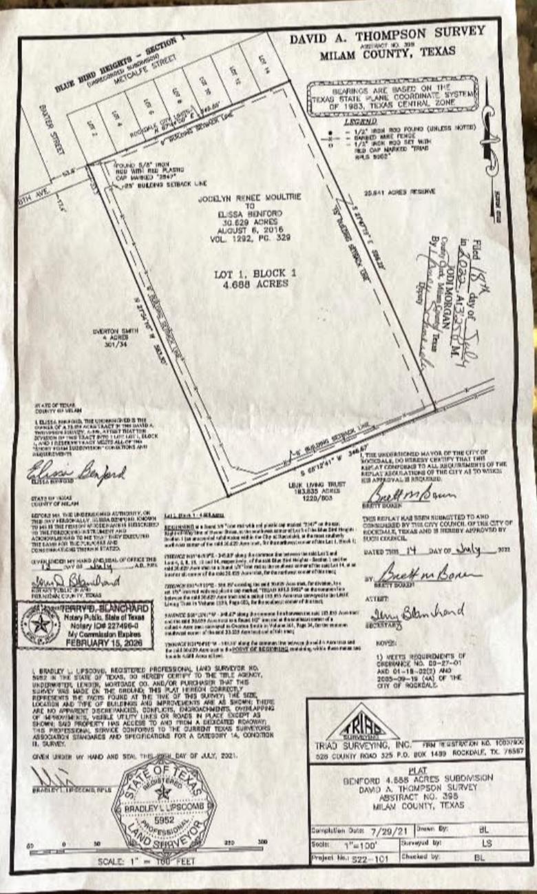 TBD Metcalfe St, Rockdale, TX 76567