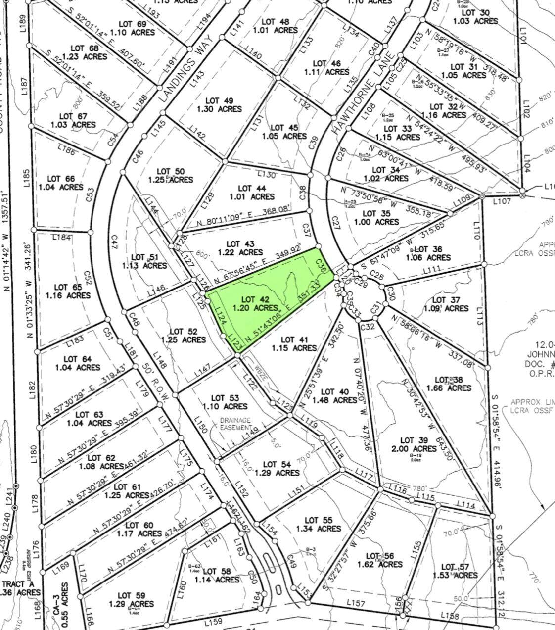 Lot 42 Hawthorne Ln, Spicewood, TX 78669