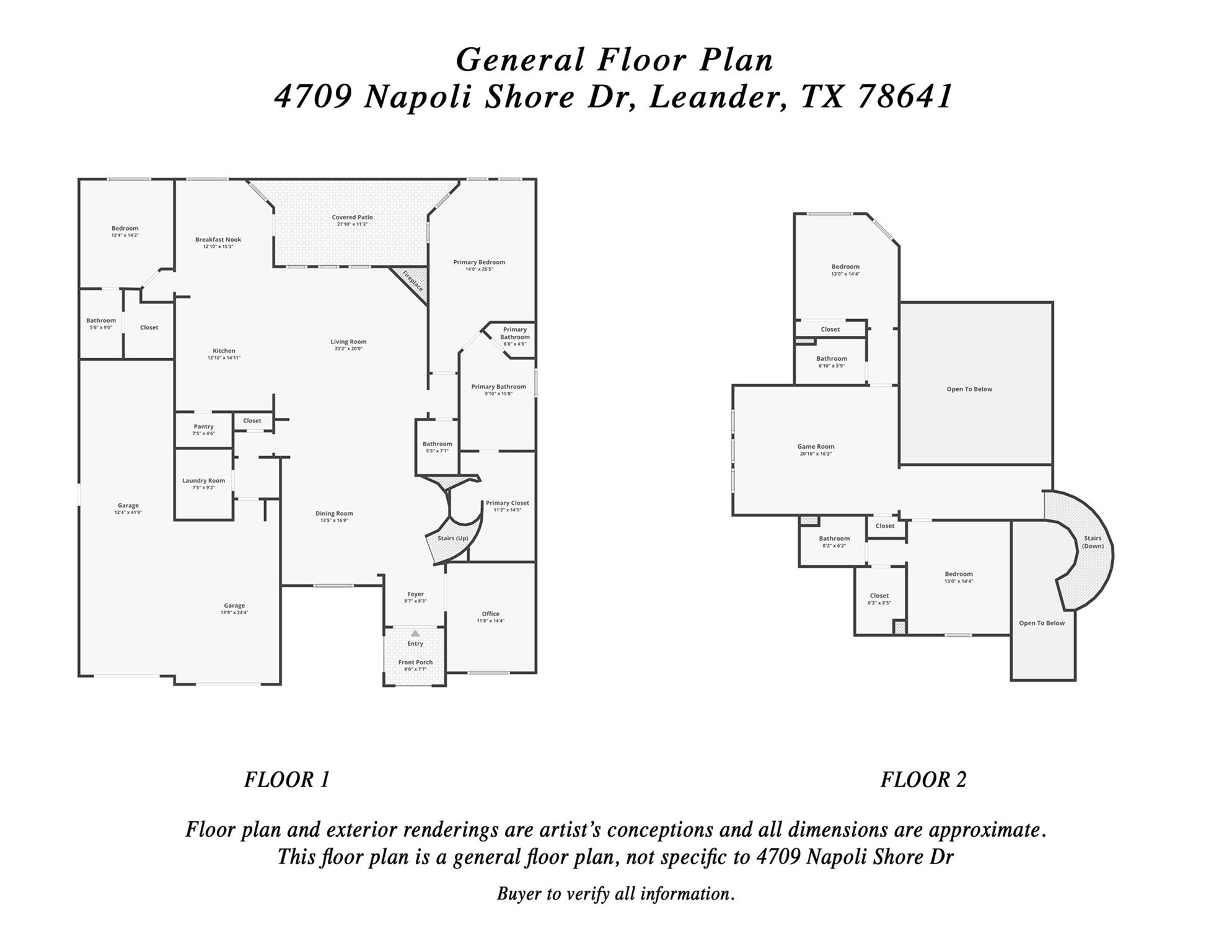 4709 Napoli Shore Dr, Leander, TX 78641