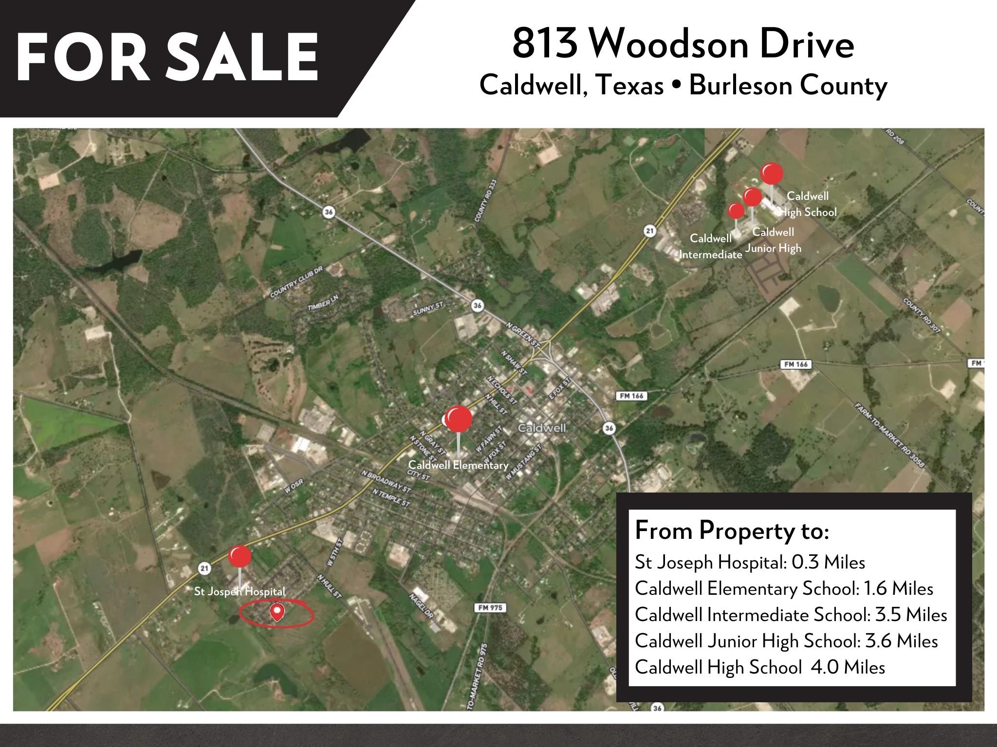 813 Woodson Drive, Caldwell, TX 77836