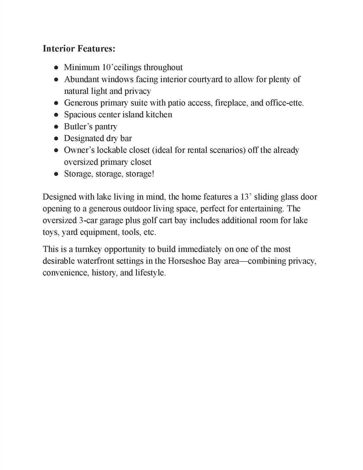 612 Pecan Creek, Horseshoe Bay, TX 78657