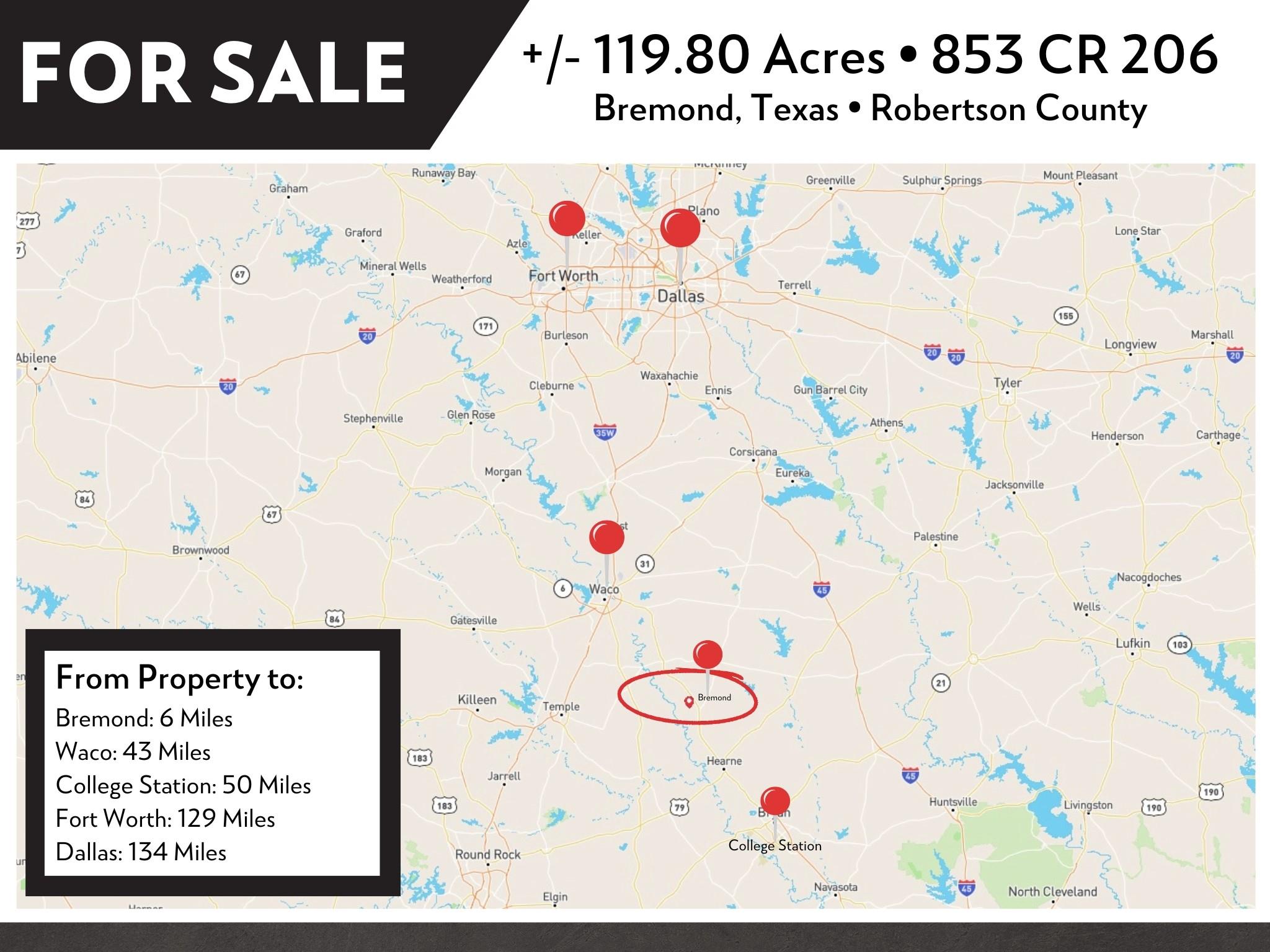 853 County Road 206, Bremond, TX 76629