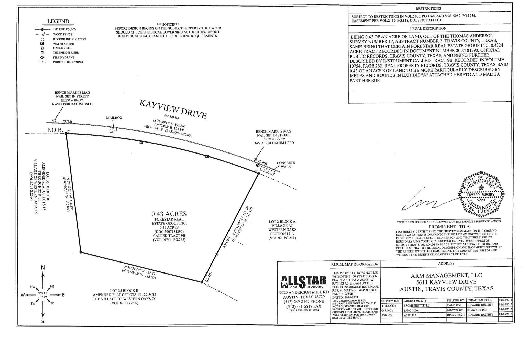 5609 Kayview Dr, Austin, TX 78749