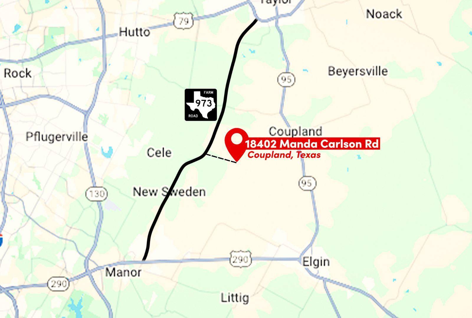 18402 Manda Carlson Rd, Coupland, TX 78615