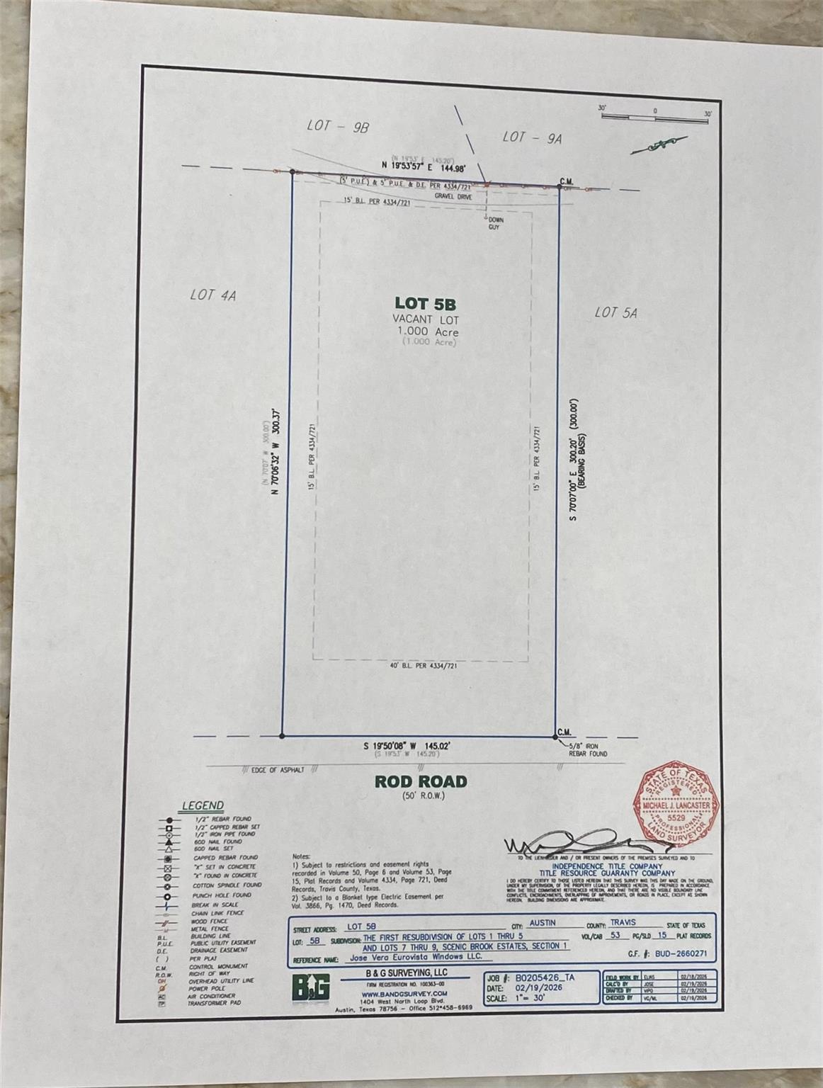 TBD Lot 5B Rod Rd, Austin, TX 78736