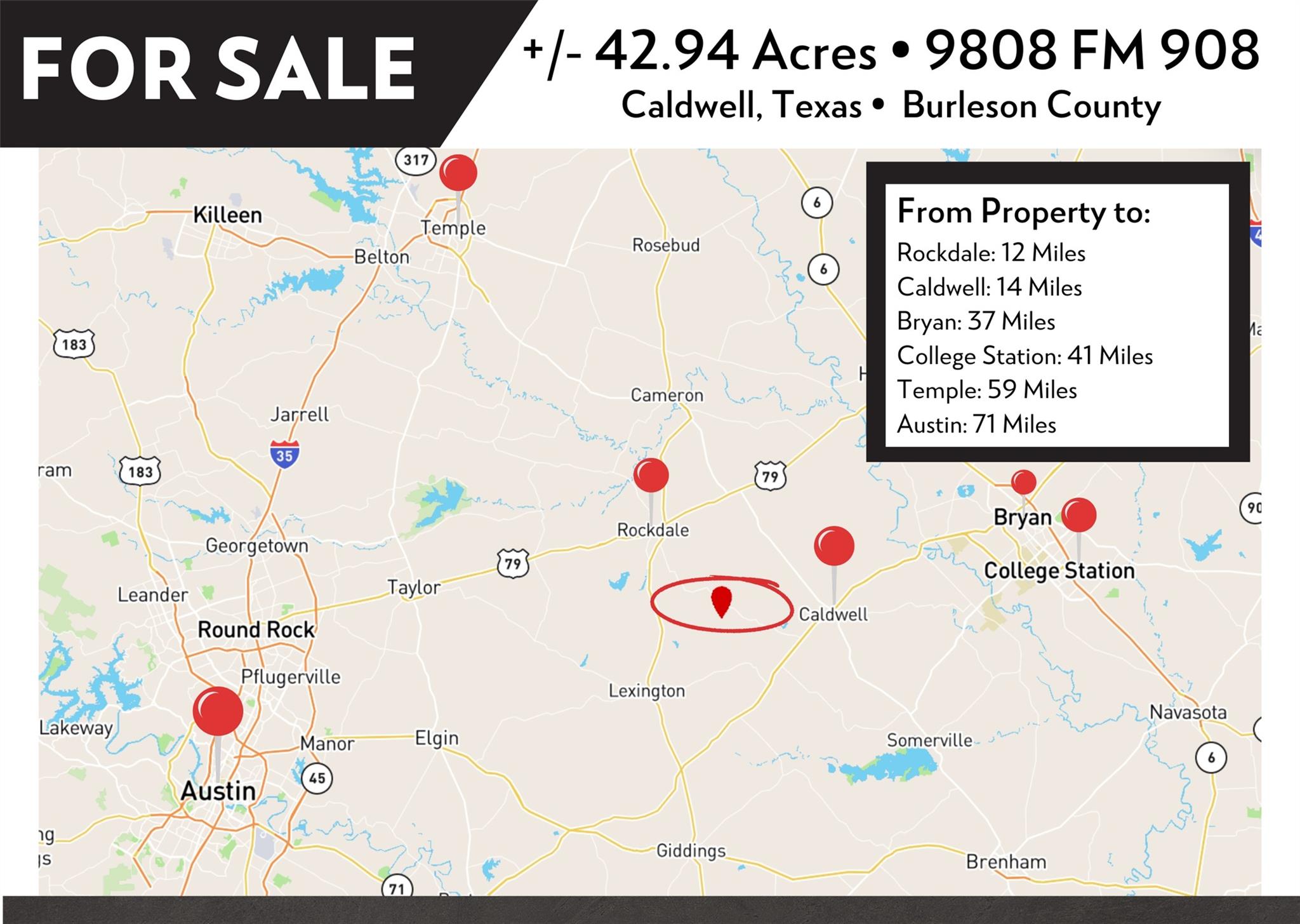 9808 FM 908, Caldwell, TX 77836