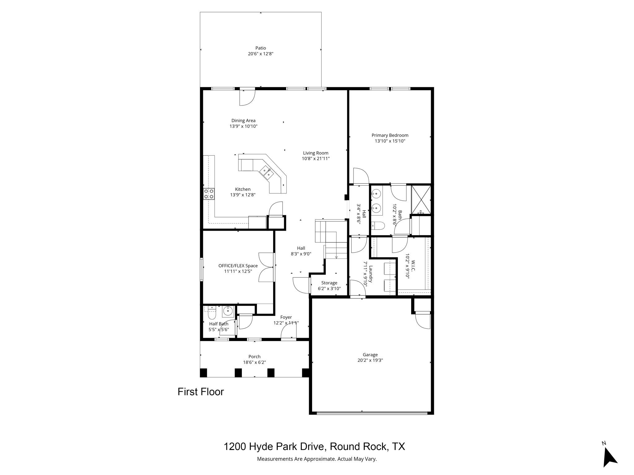 1200 Hyde Park Dr, Round Rock, TX 78665