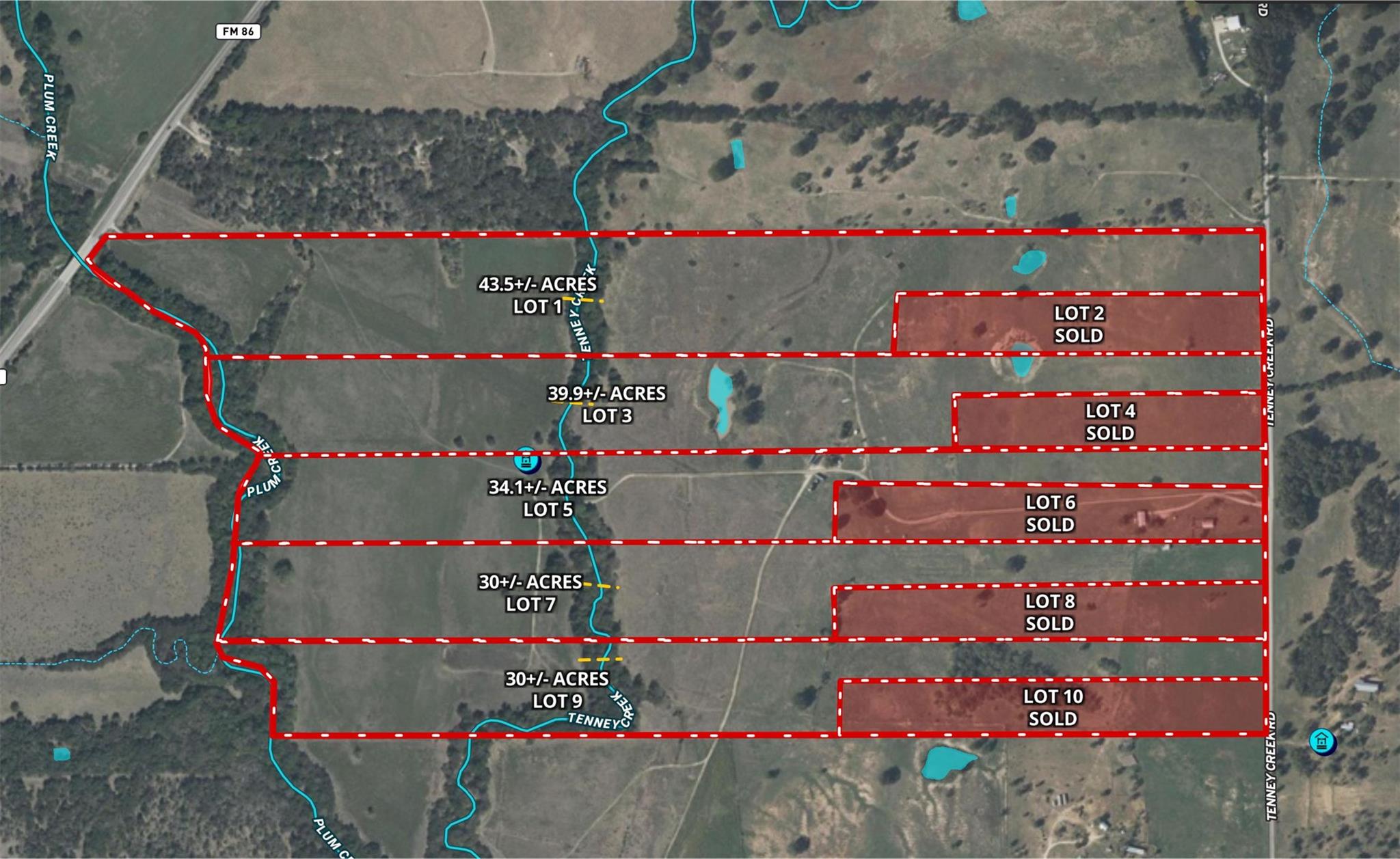 TBD Lot 5 Tenney Creek Rd Rd, Dale, TX 78616