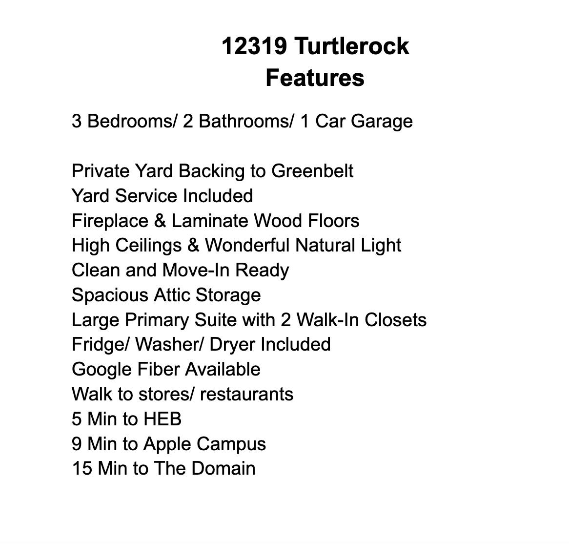 12319 Turtle Rock Rd # B, Austin, TX 78729