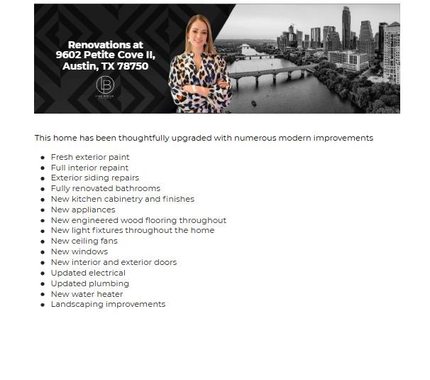 9602 Petite II Cv, Austin, TX 78750