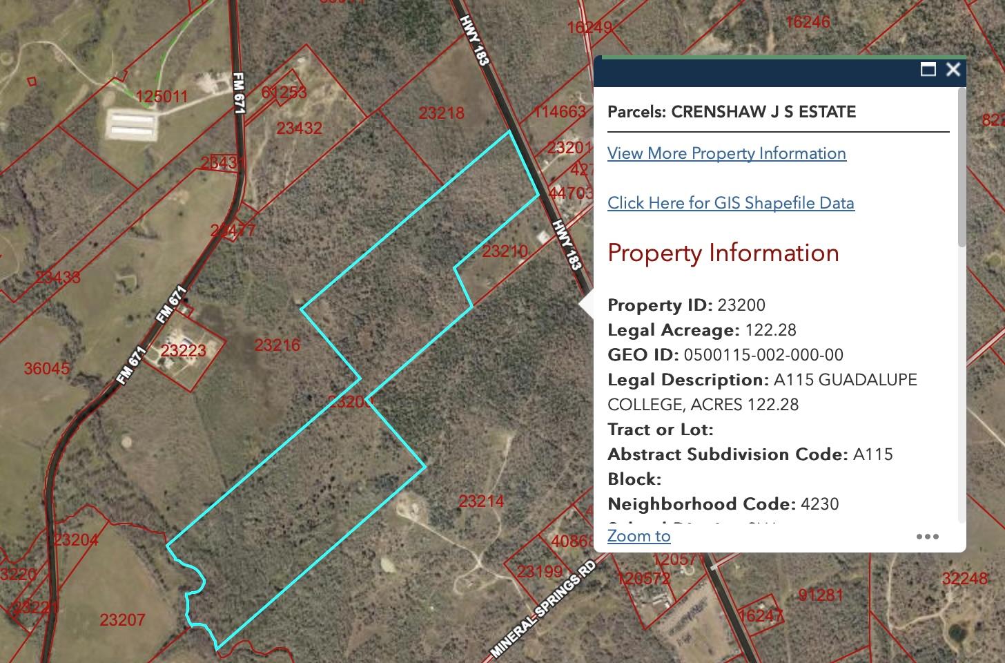 - S Hwy 183, Lockhart, TX 78640