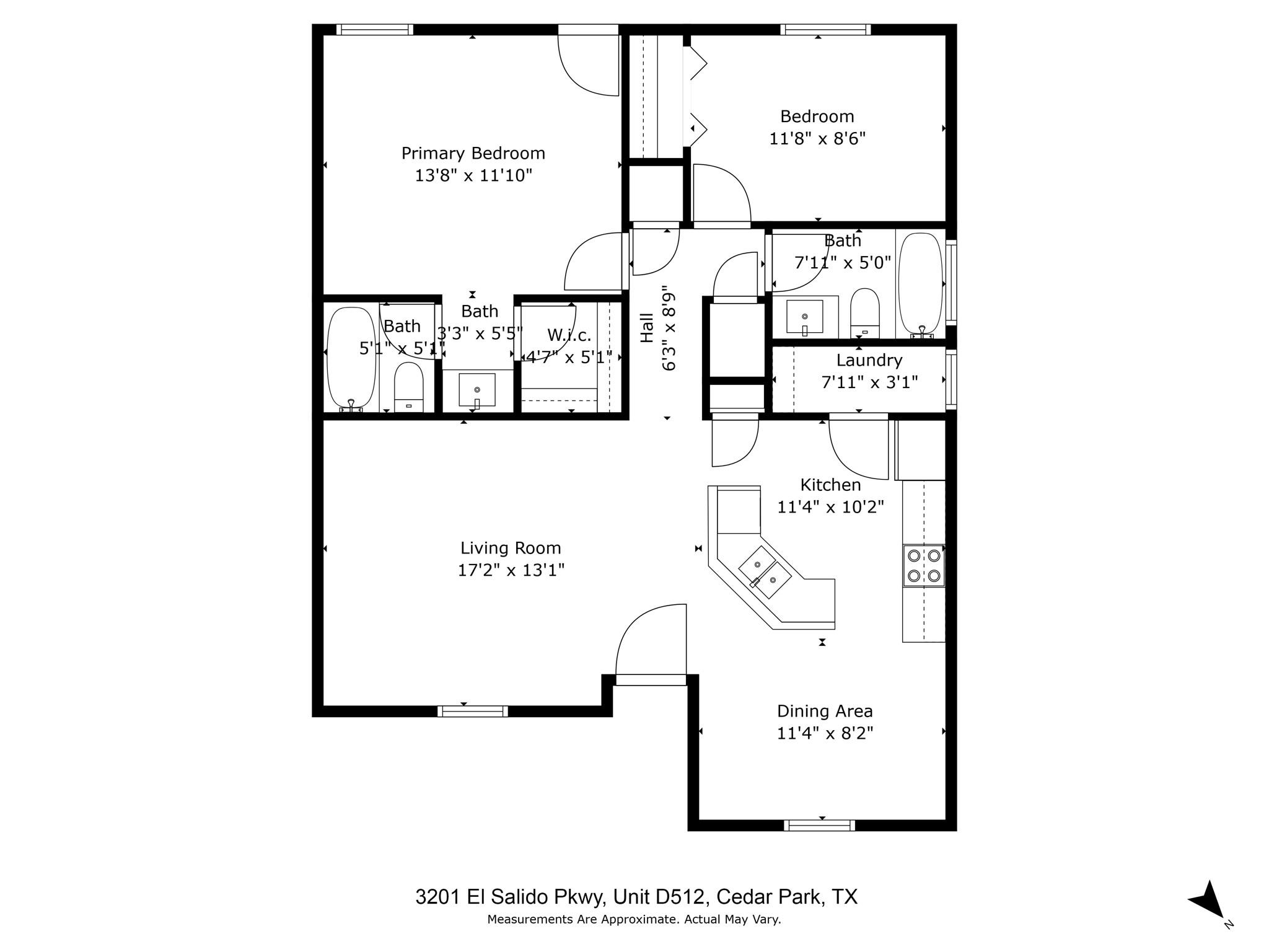 3201 D El Salido Pkwy # 512, Cedar Park, TX 78613
