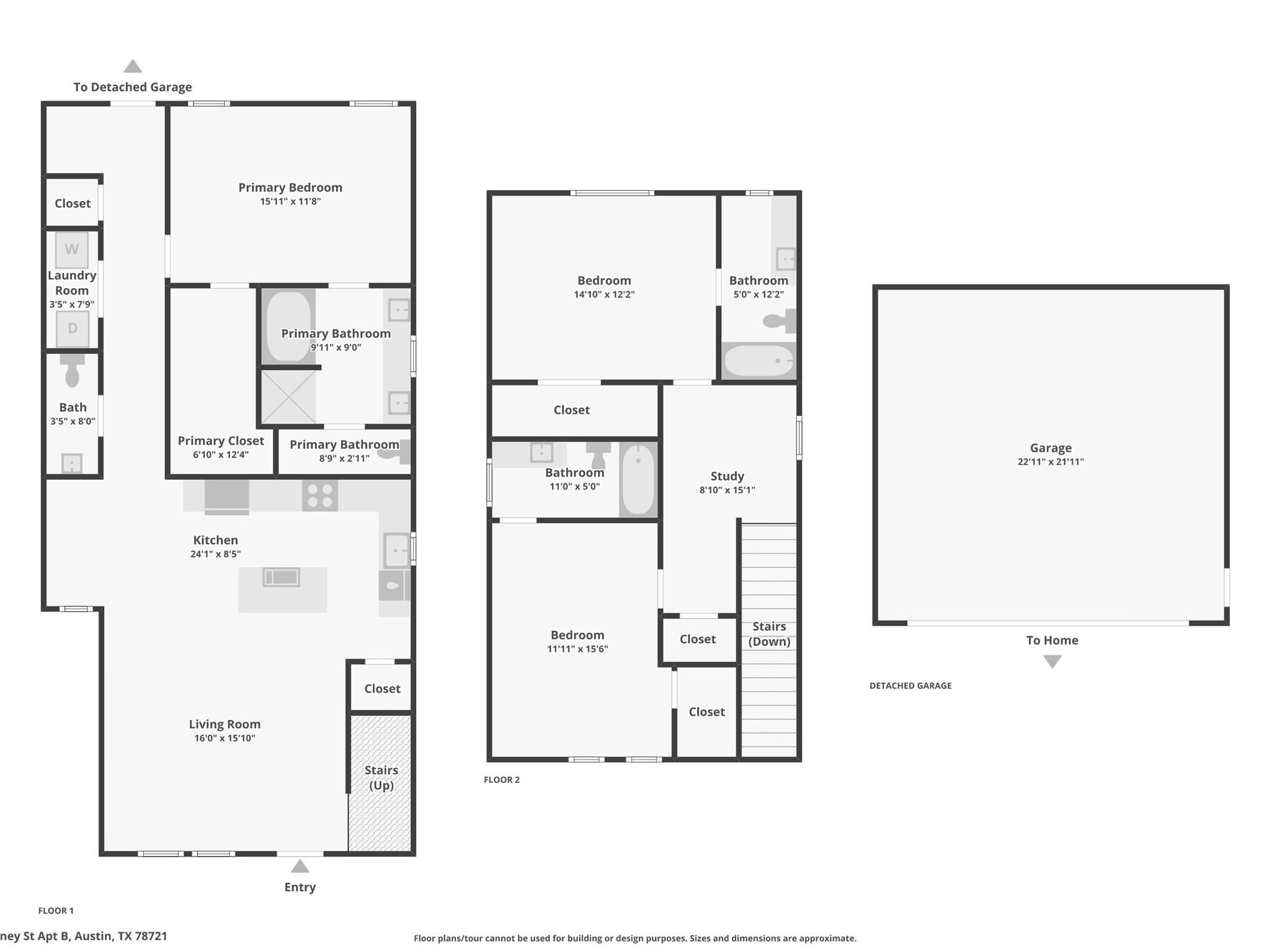 1206 Deloney St # B, Austin, TX 78721