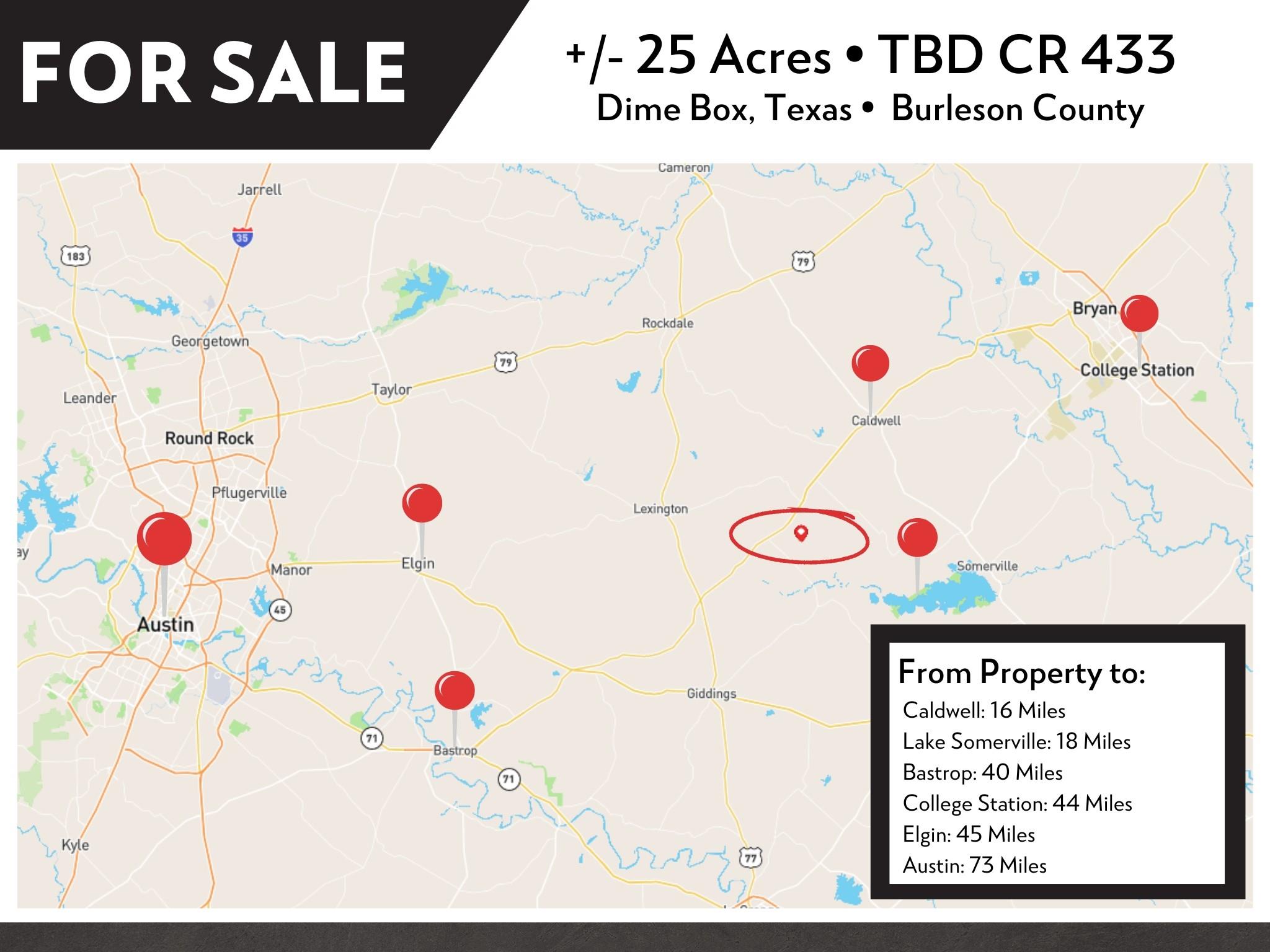 TBD County Road 433, Dime Box, TX 77853