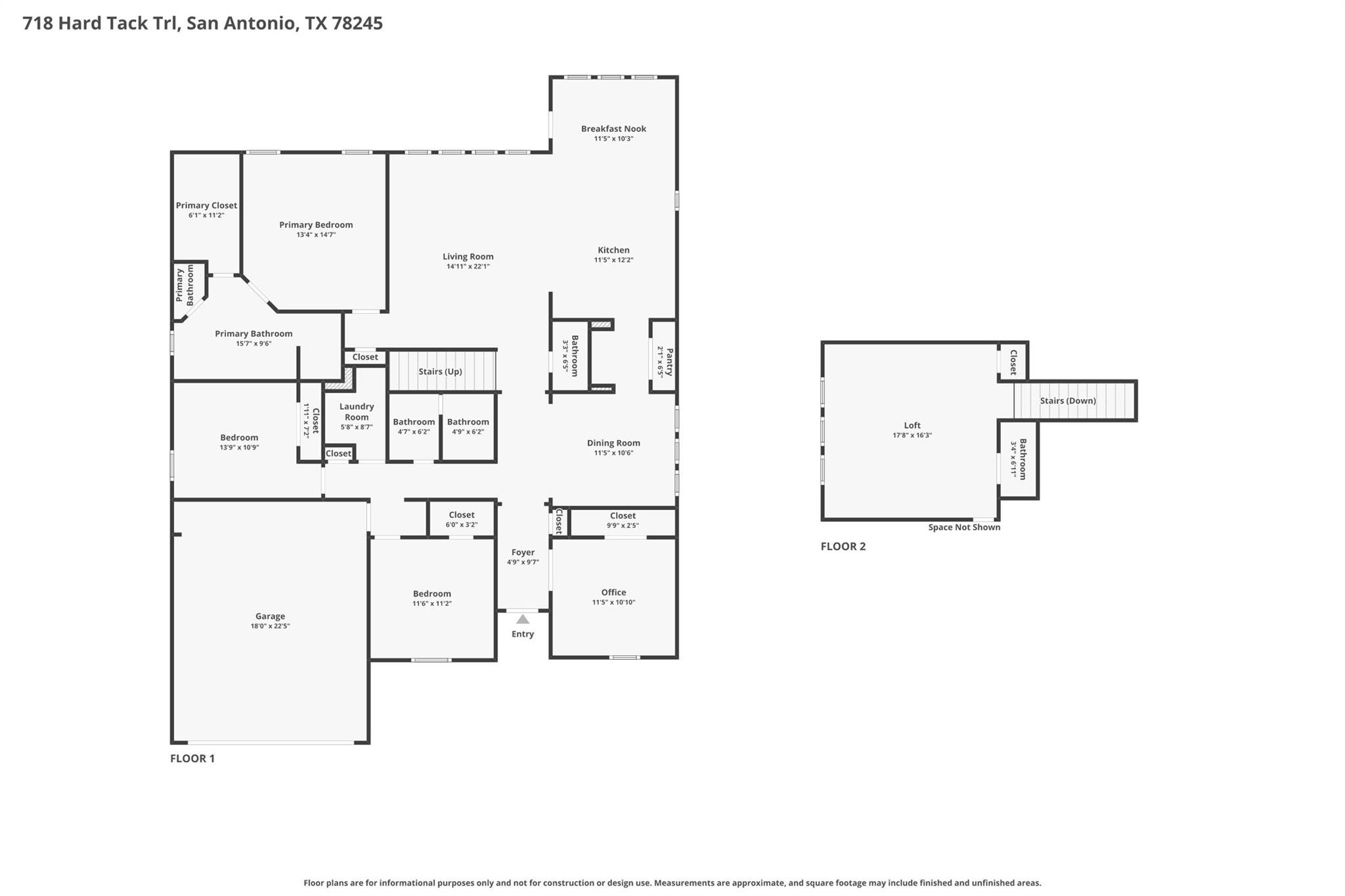 718 Hard Tack Trl, San Antonio, TX 78245