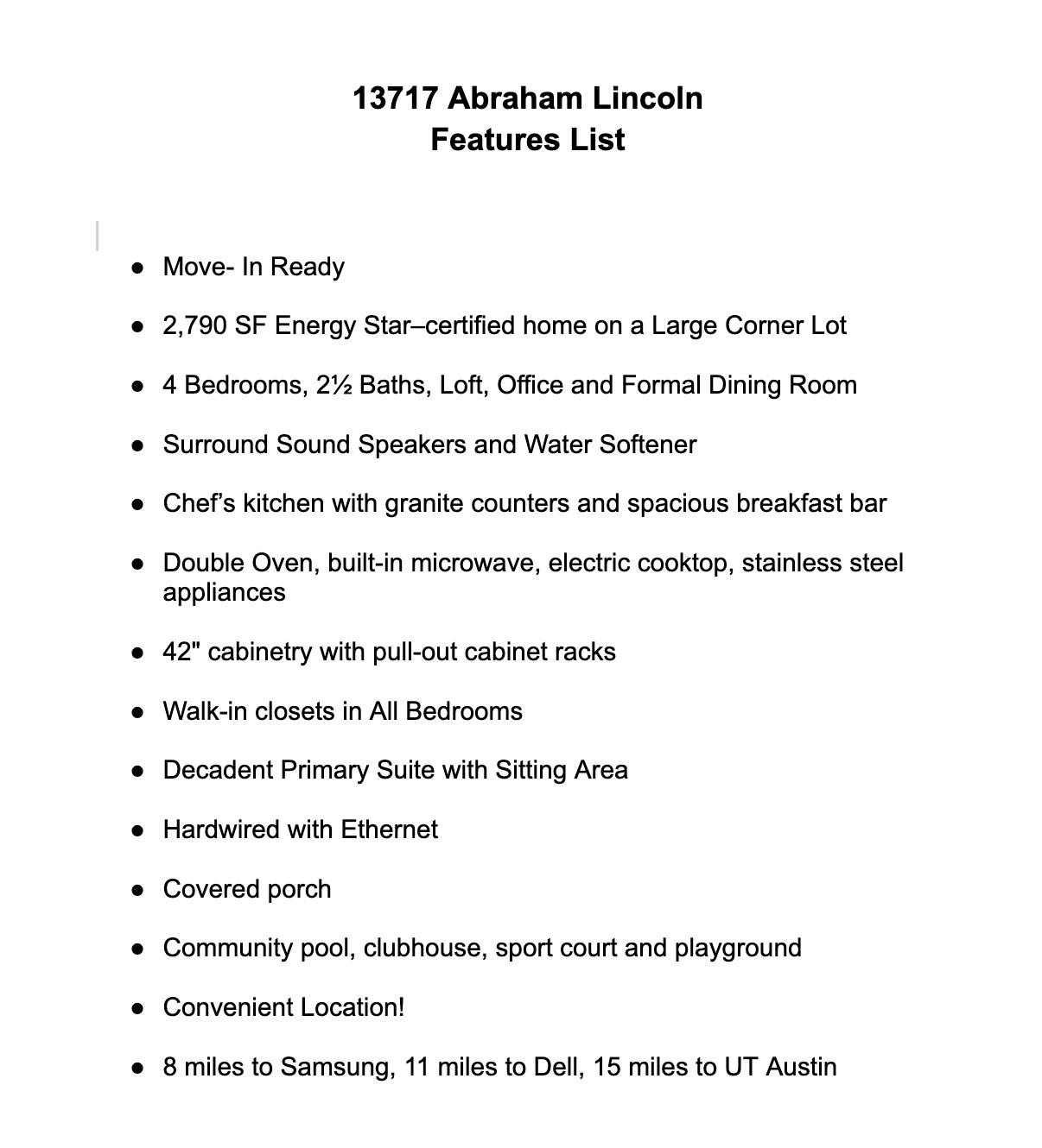13717 Abraham Lincoln St, Manor, TX 78653