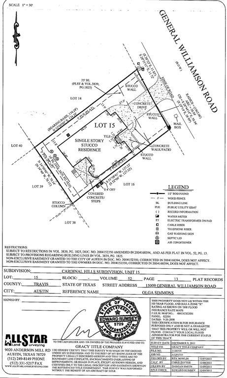 15009 General Williamson, Austin, TX 78734