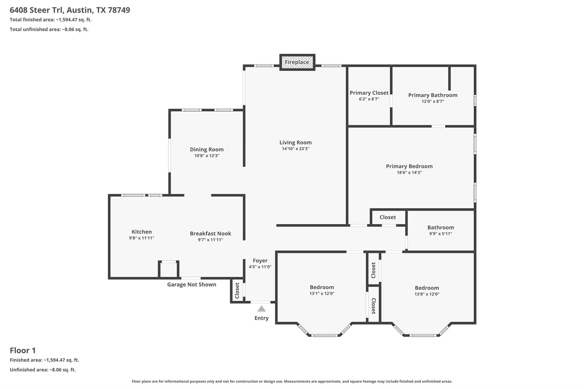 6408 Steer Trl, Austin, TX 78749