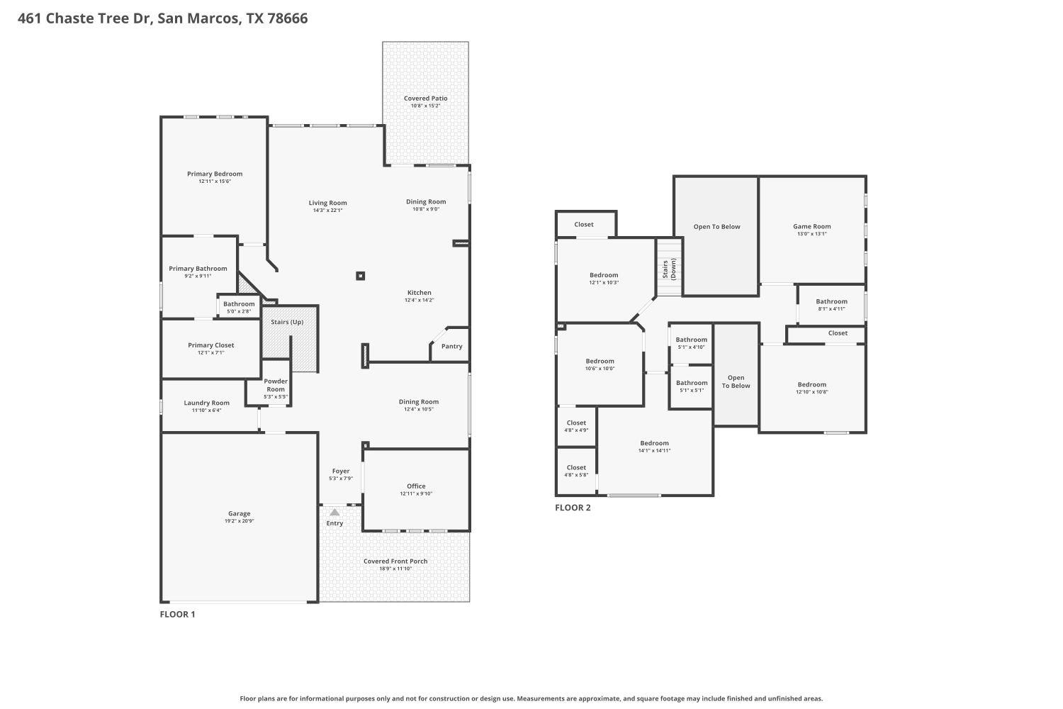 461 Chaste Tree Dr, San Marcos, TX 78666