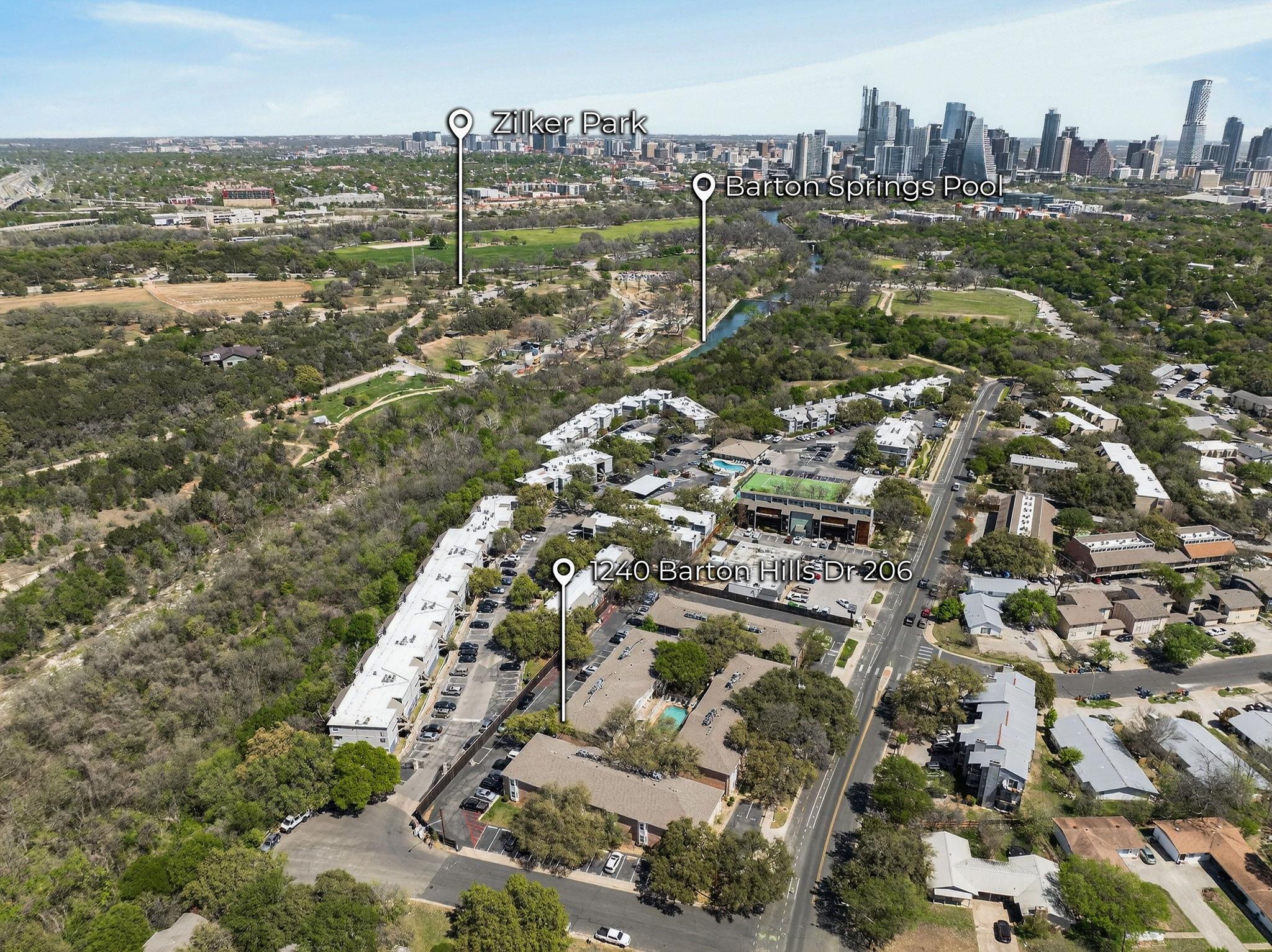 1240 Barton Hills Dr # 206, Austin, TX 78704