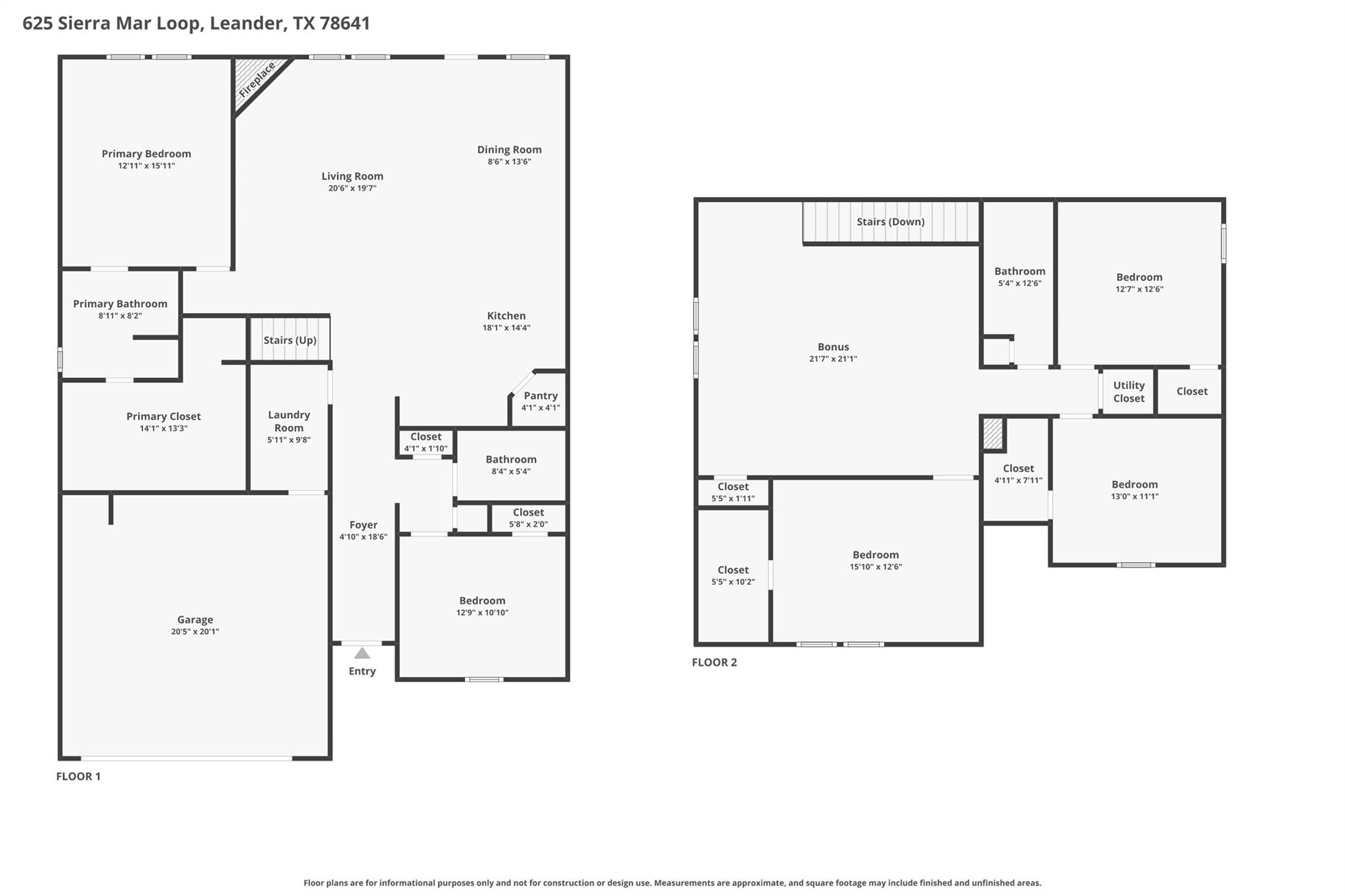 625 Sierra Mar Loop, Leander, TX 78641