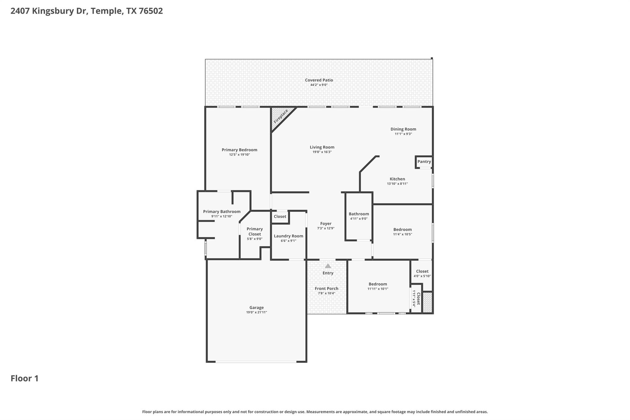 2407 Kingsbury Dr, Temple, TX 76502