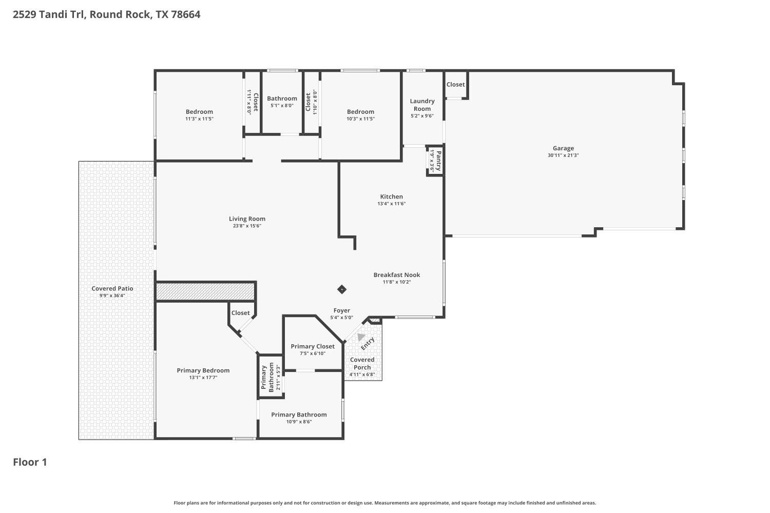 2529 Tandi Trl, Round Rock, TX 78664