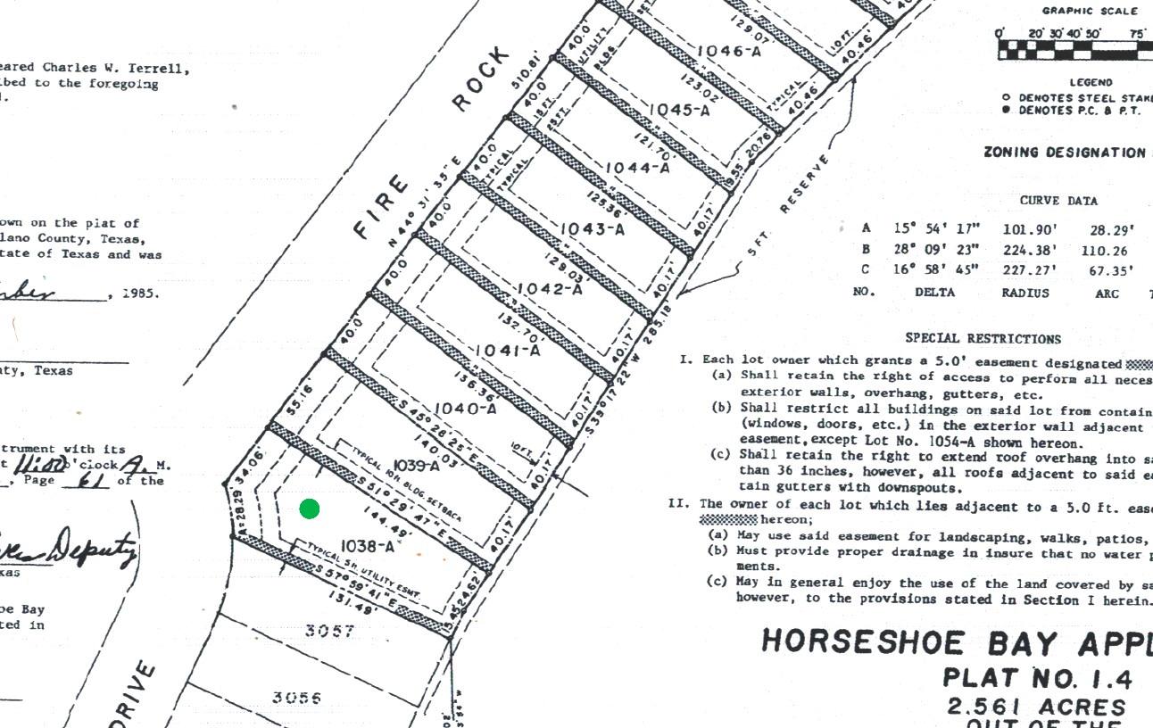 Lot 1038A Fire Rock, Horseshoe Bay, TX 78657