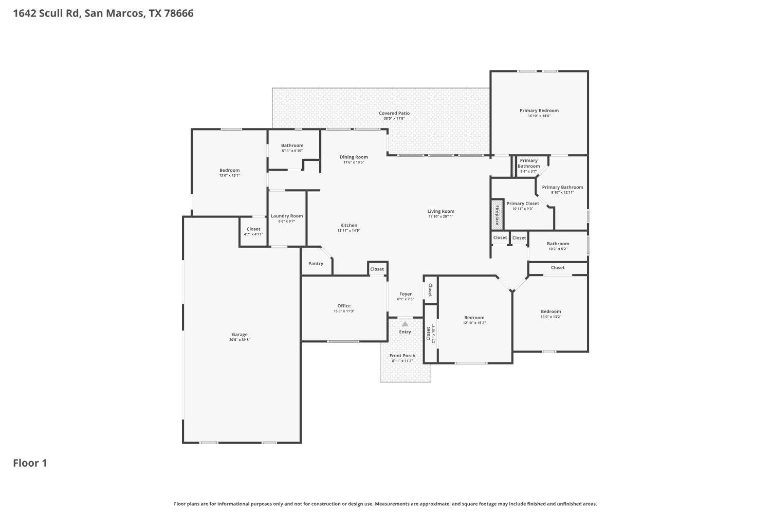 1642 Scull Rd, San Marcos, TX 78666