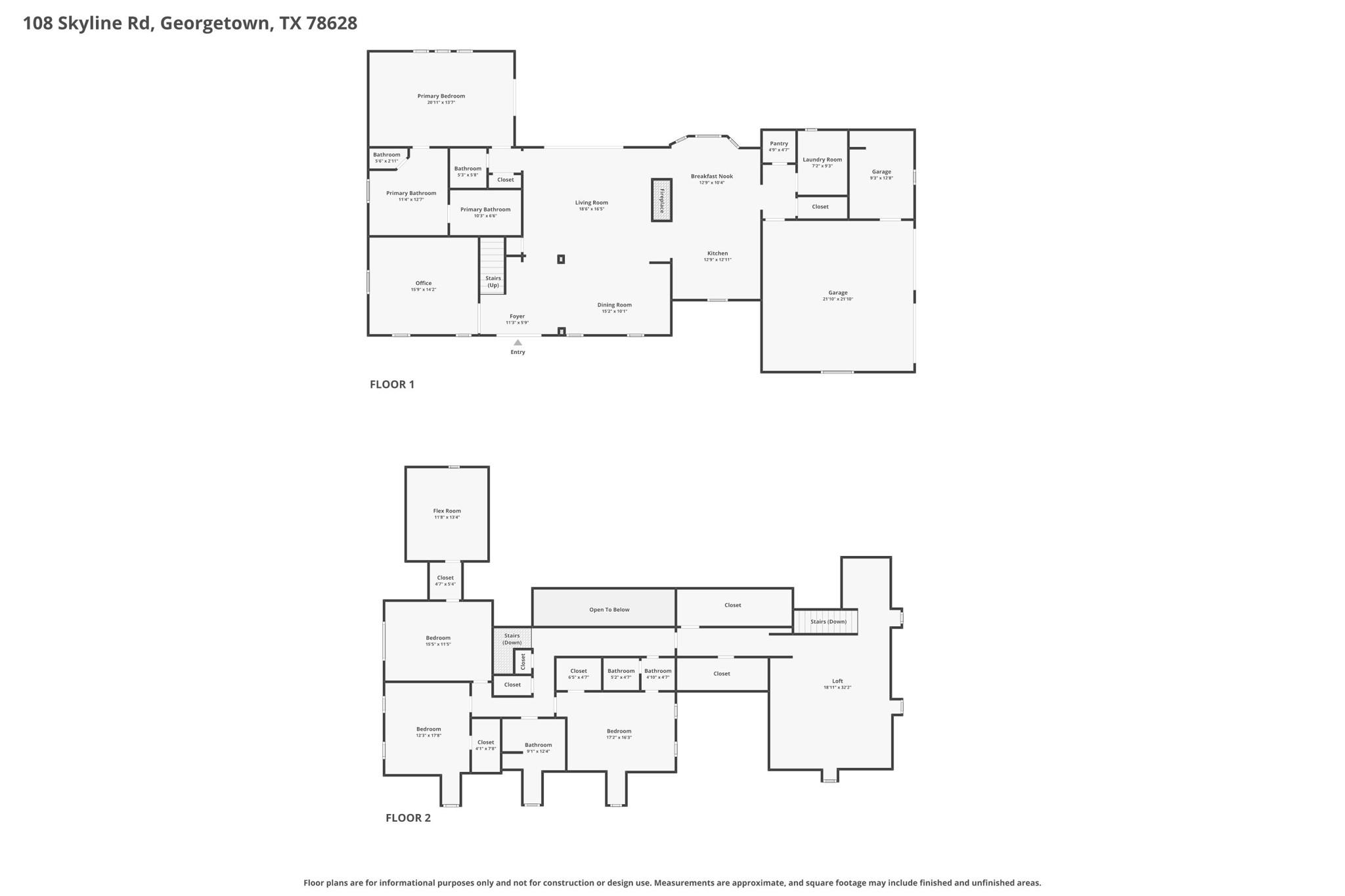 108 Skyline Rd, Georgetown, TX 78628