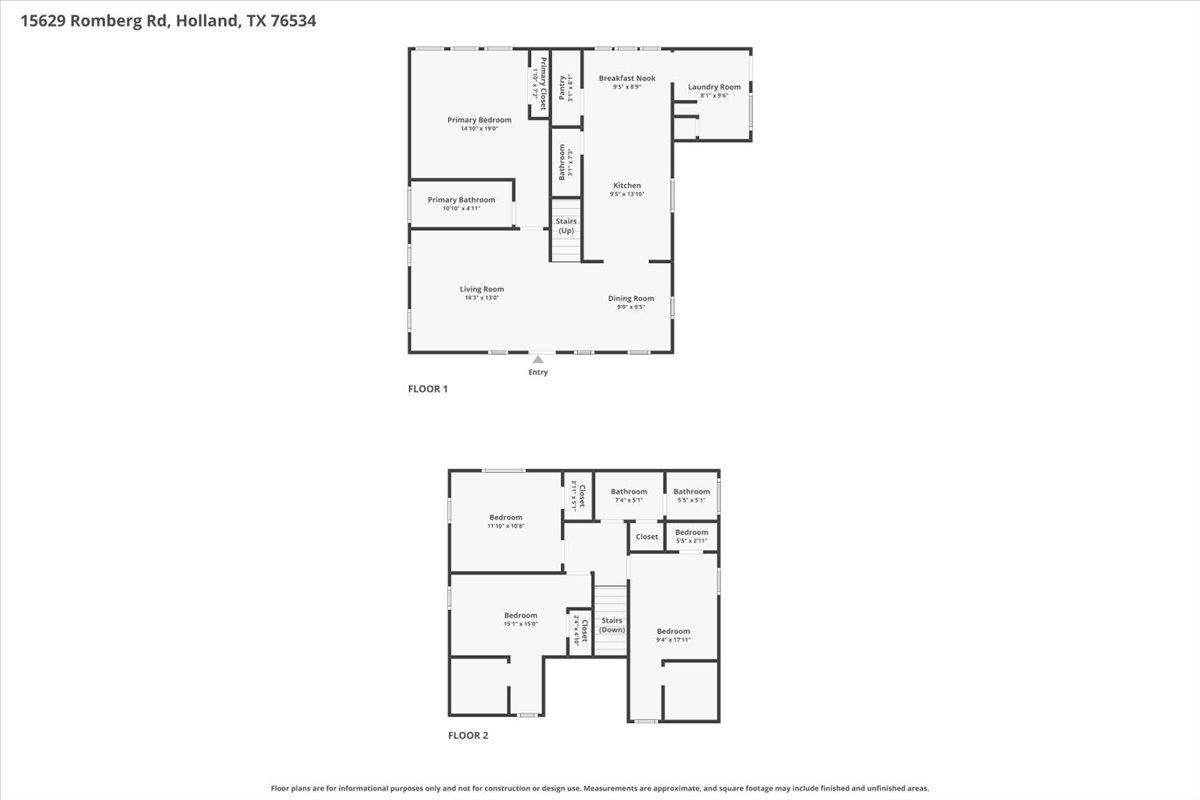 15629 Romberg Rd, Holland, TX 76534