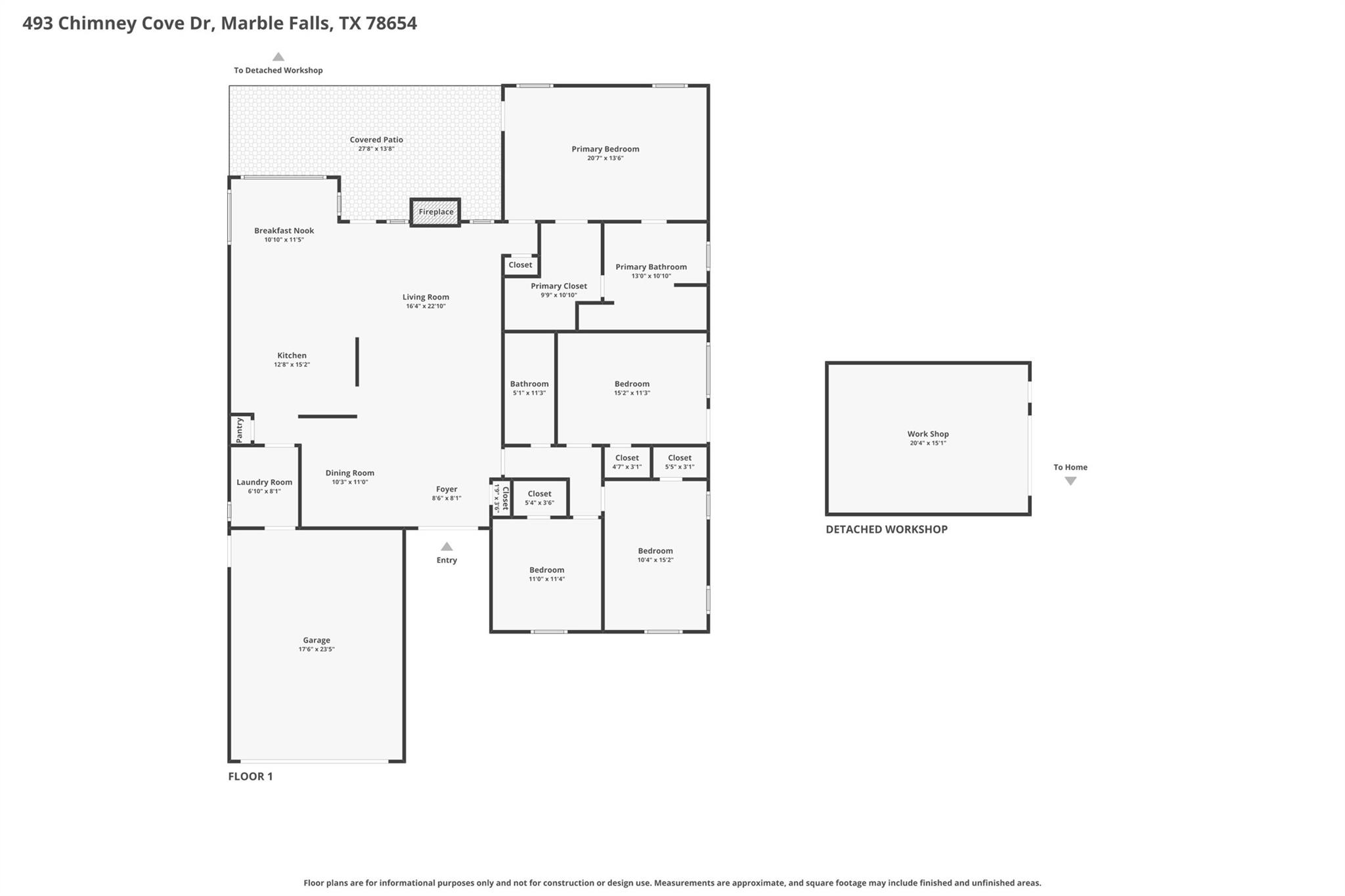 493 Chimney Cove Dr, Marble Falls, TX 78654